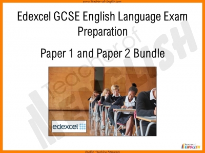 Edexcel GCSE English Language Exam Preparation Bundle - Paper 1 and Paper 2